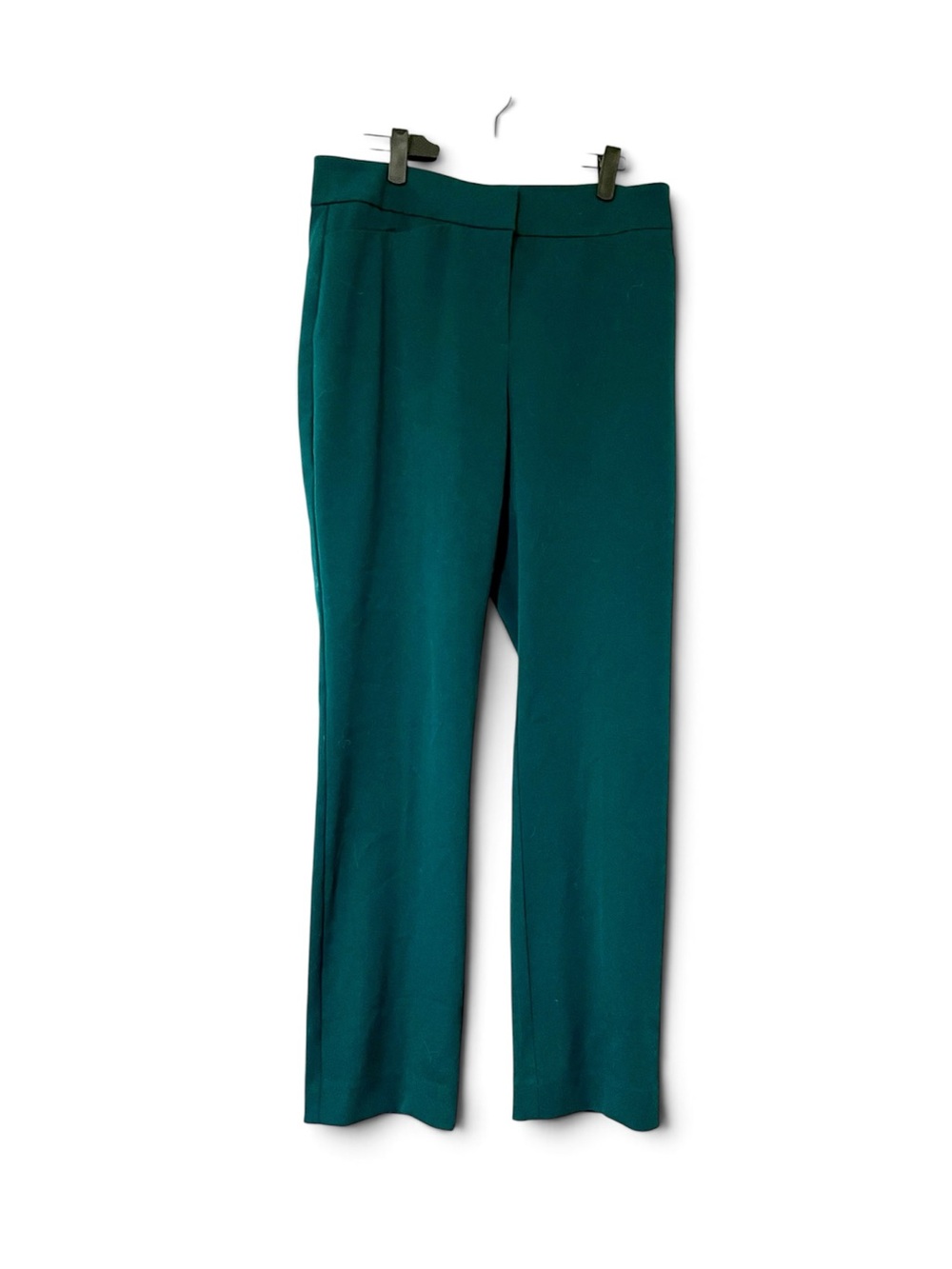 Ann Taylor Factory Green Trouser Stretch Career Office Dress Pants Women Size 6